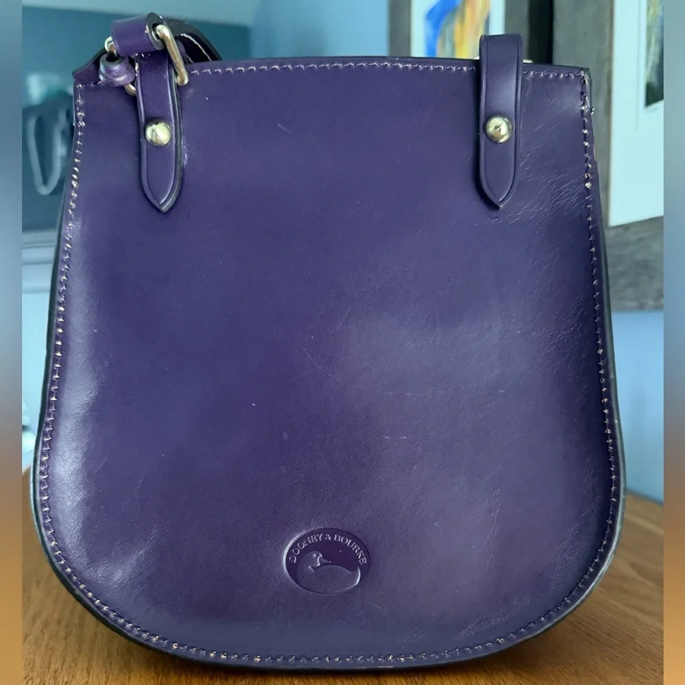 Dooney & Bourke Alto Collection Happy Bag Crossbody, Purple - Picture 3 of 9